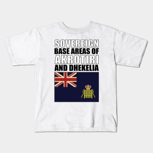 Flag of Sovereign Base Areas of Akrotiri and Dhekelia Kids T-Shirt